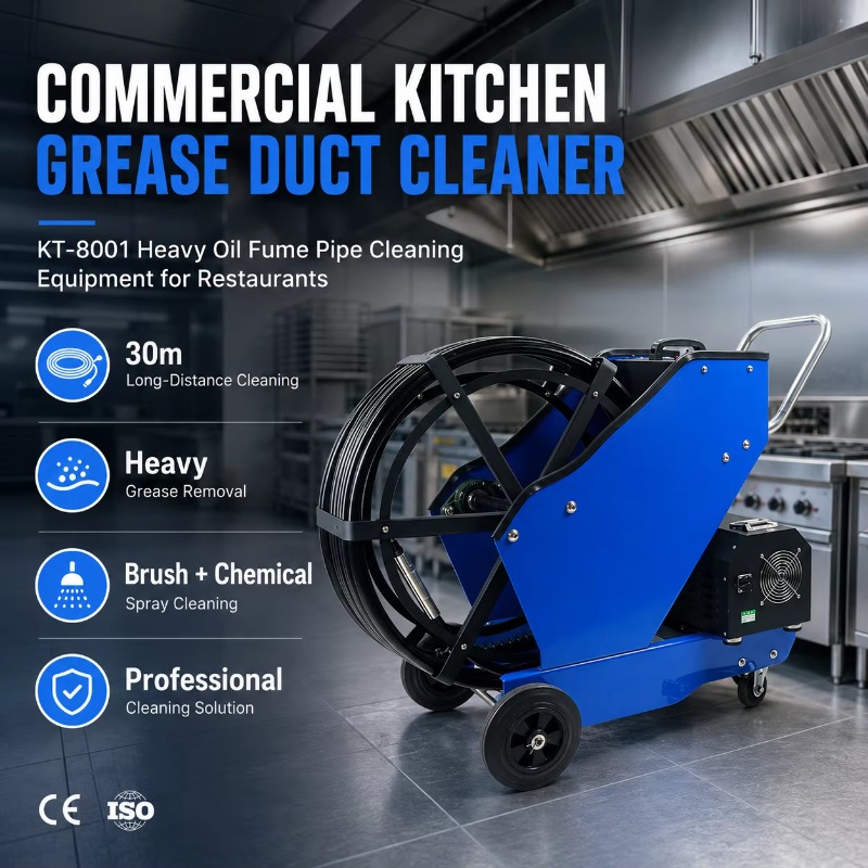 Kitchen Cleaner Commercial - Limpador de Dutos de Gordura para