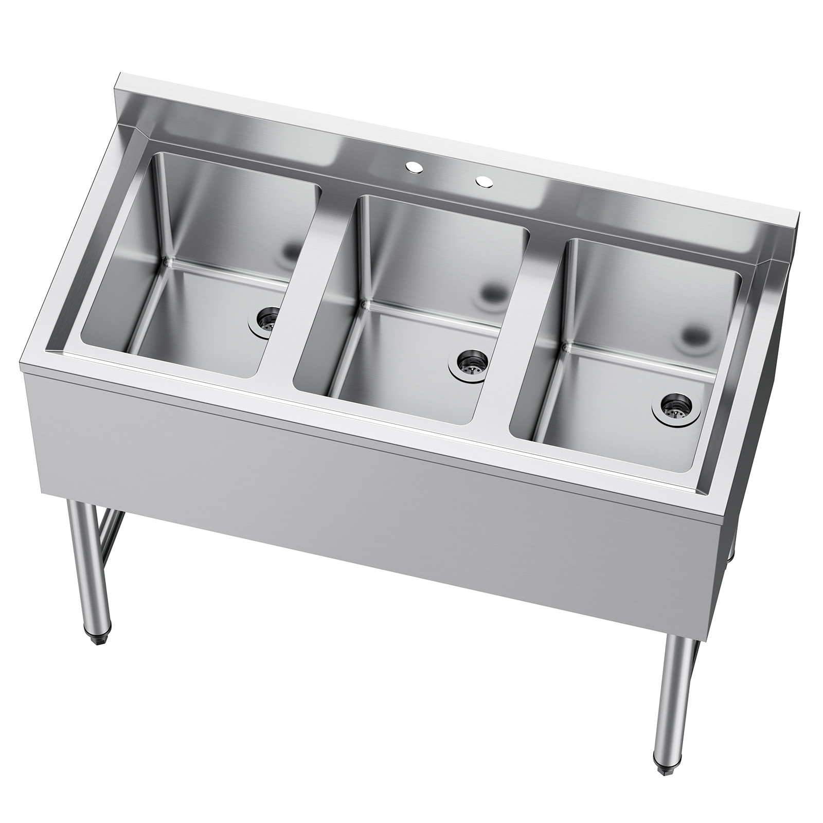 Commercial Kitchen Backsplash - Pia Comercial de 3 Compartimentos SucceBuy