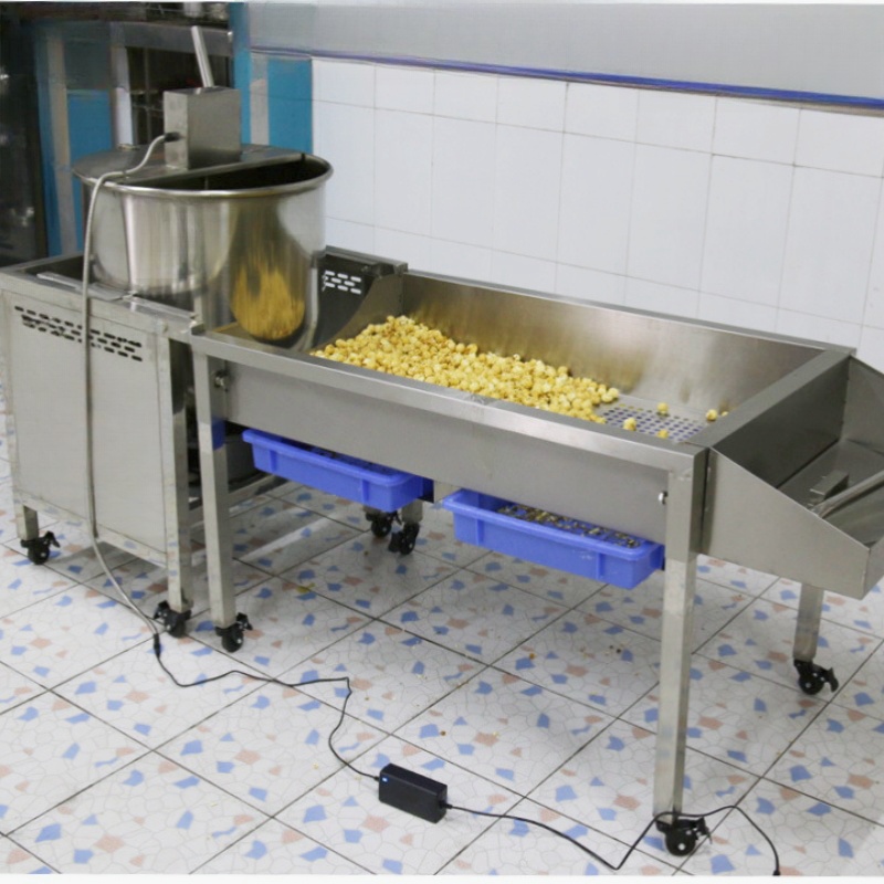Commercial Popcorn Machine - Máquina de Pipoca Vertical a Gás,