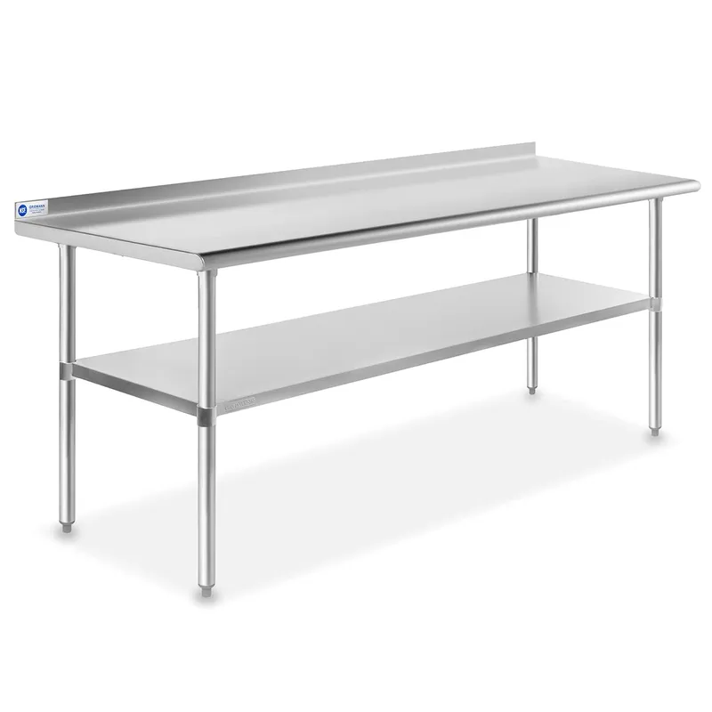 Commercial Kitchen Backsplash - Mesa de Preparação de Alimentos em