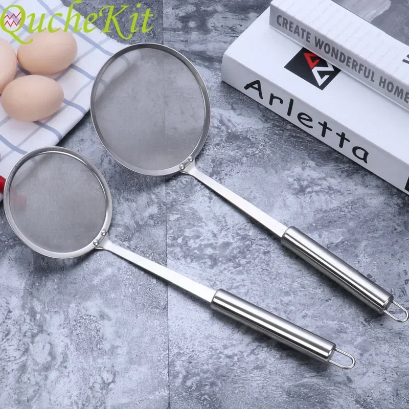 Commercial Kitchen Oil Filter - Colher de filtro multifuncional de 10/12cm,