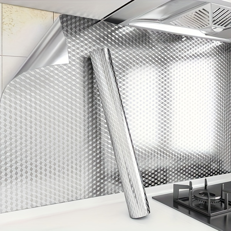 Commercial Kitchen Wall - Adesivos de Alumínio para Cozinha, Impermeáveis,