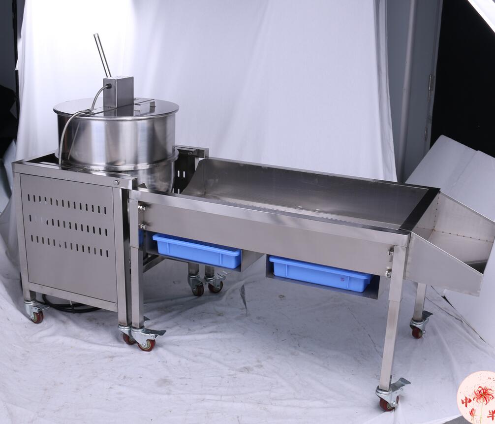 Máquina manual de pipoca em fo - Commercial Popcorn Machine avaliação e preço