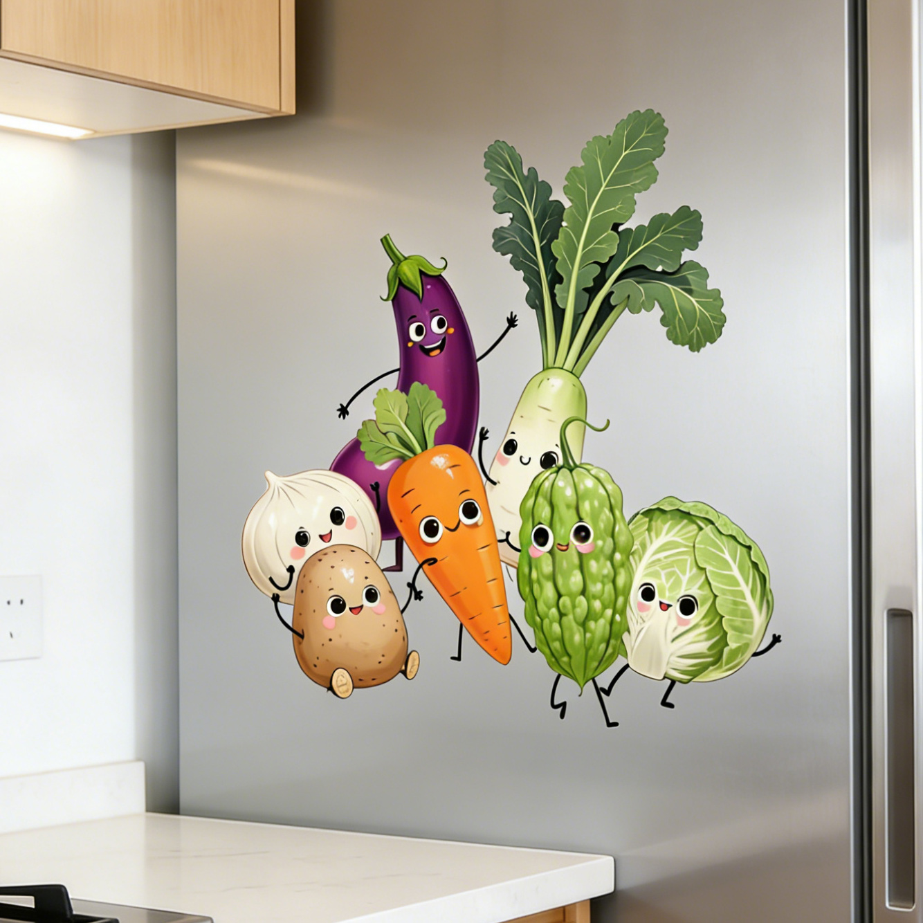Adesivos de Parede de Vegetais - Commercial Kitchen Wall avaliação e preço
