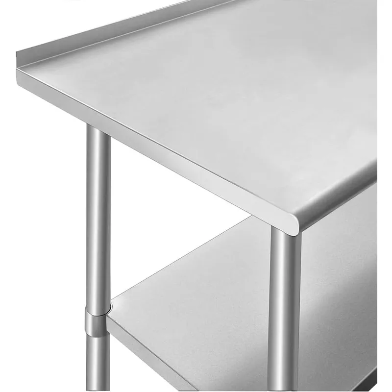 Mesa de Aço Inoxidável para Pr - Commercial Kitchen Backsplash avaliação e preço