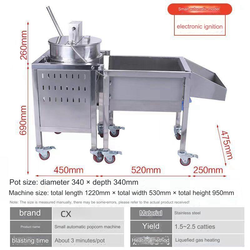 Máquina de Pipoca Vertical a G - Commercial Popcorn Machine avaliação e preço
