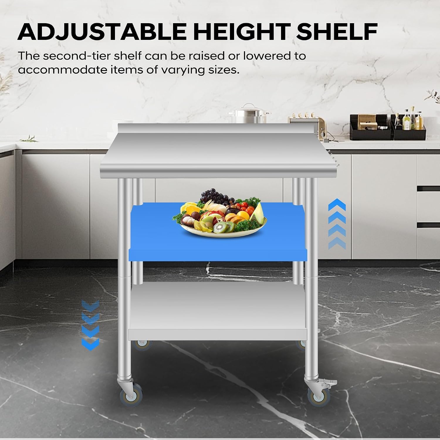 Mesa de Trabalho Comercial em  - Commercial Kitchen Backsplash avaliação e preço