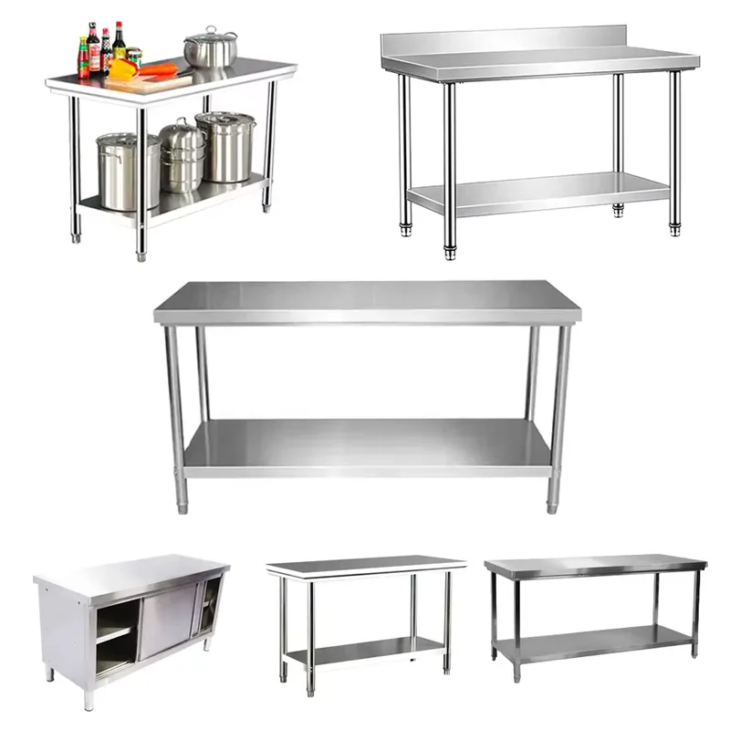 Mesa de Trabalho em Aço Inoxid - Commercial Kitchen Backsplash avaliação e preço