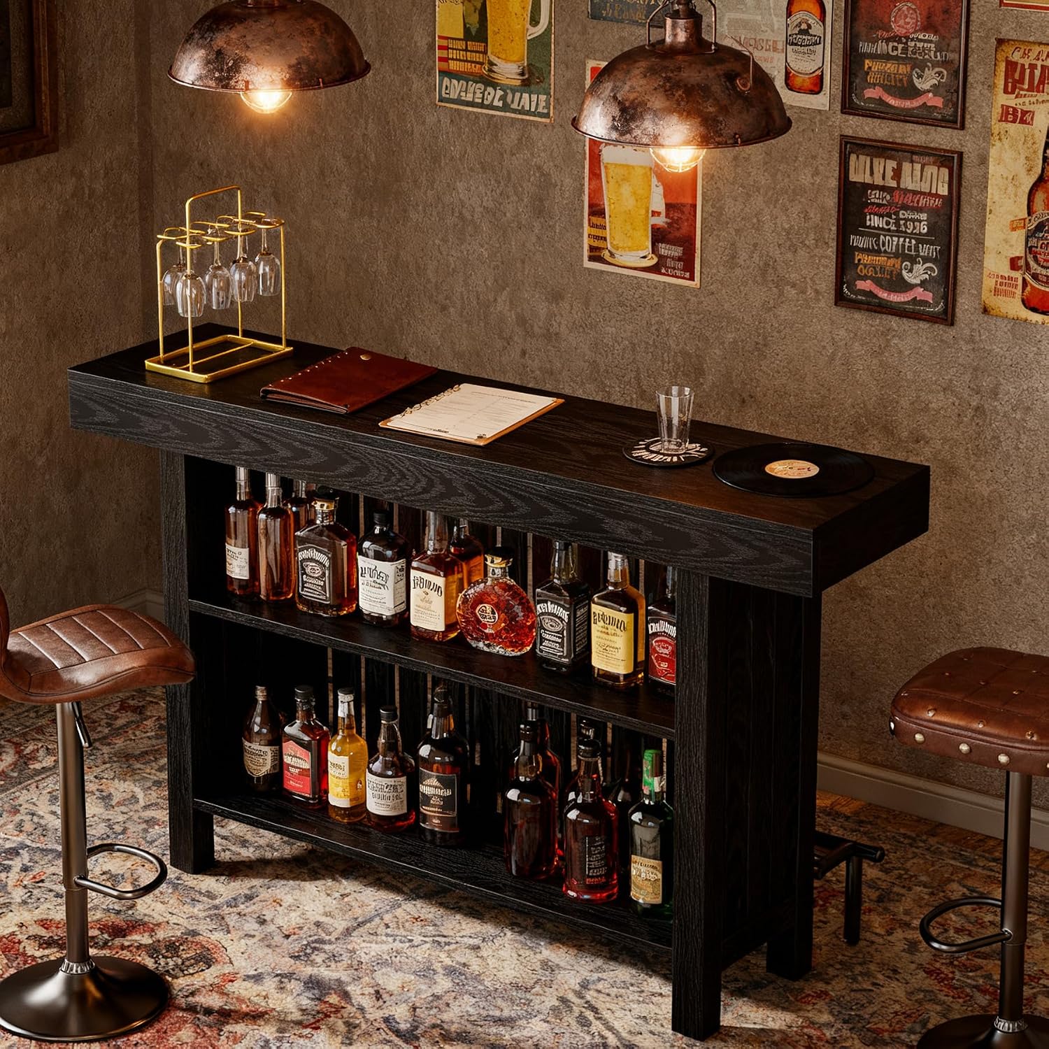Mesa de bar com apoio para os  - Commercial Kitchen And Bar avaliação e preço