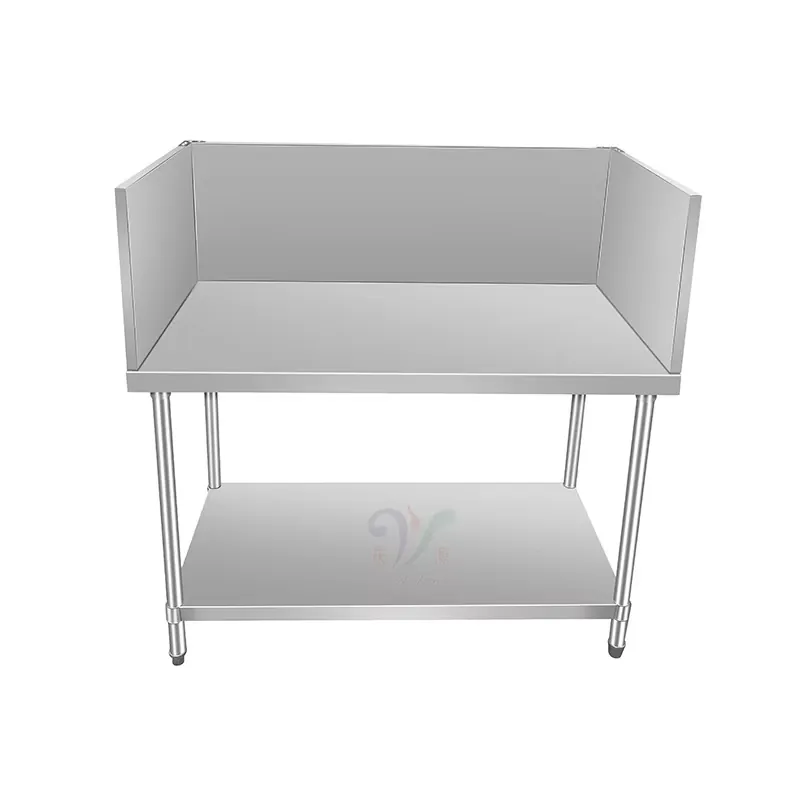 Mesa de Preparação e Trabalho  - Commercial Kitchen Backsplash avaliação e preço