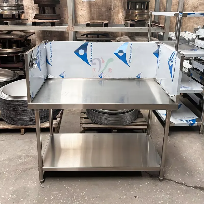 Mesa de Preparação e Trabalho  - Commercial Kitchen Backsplash avaliação e preço