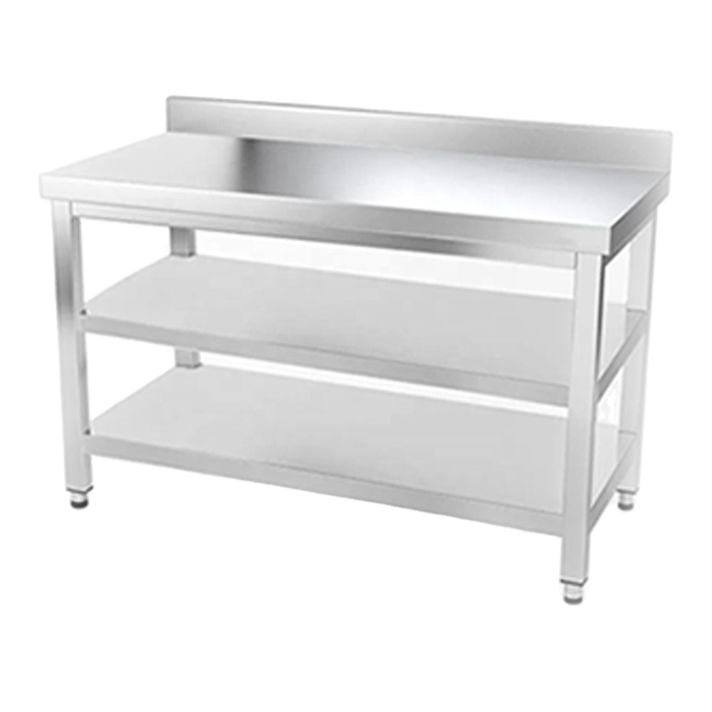 Mesa comercial de preparação e - Commercial Kitchen Backsplash avaliação e preço